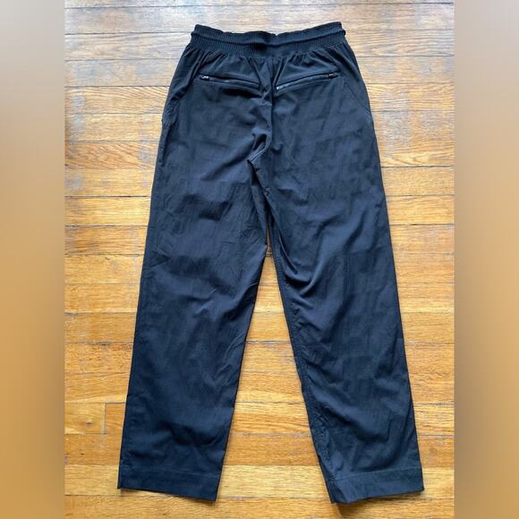 ATHLETA Black Nylon Joggers sz 0 - Picture 9 of 14